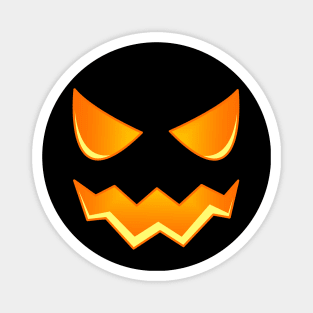 halloween scary face pumpkin costume Magnet